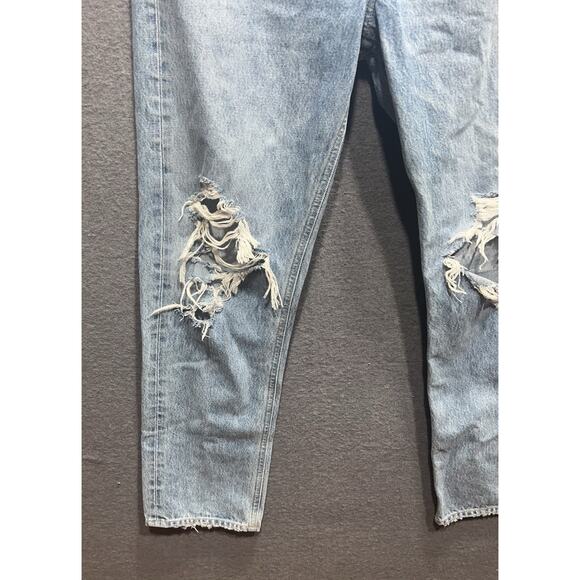 Agolde 90s Y2K Mid Rise Loose Fit Jeans Button Fly Denim Womens Size 25 - Picture 8 of 16